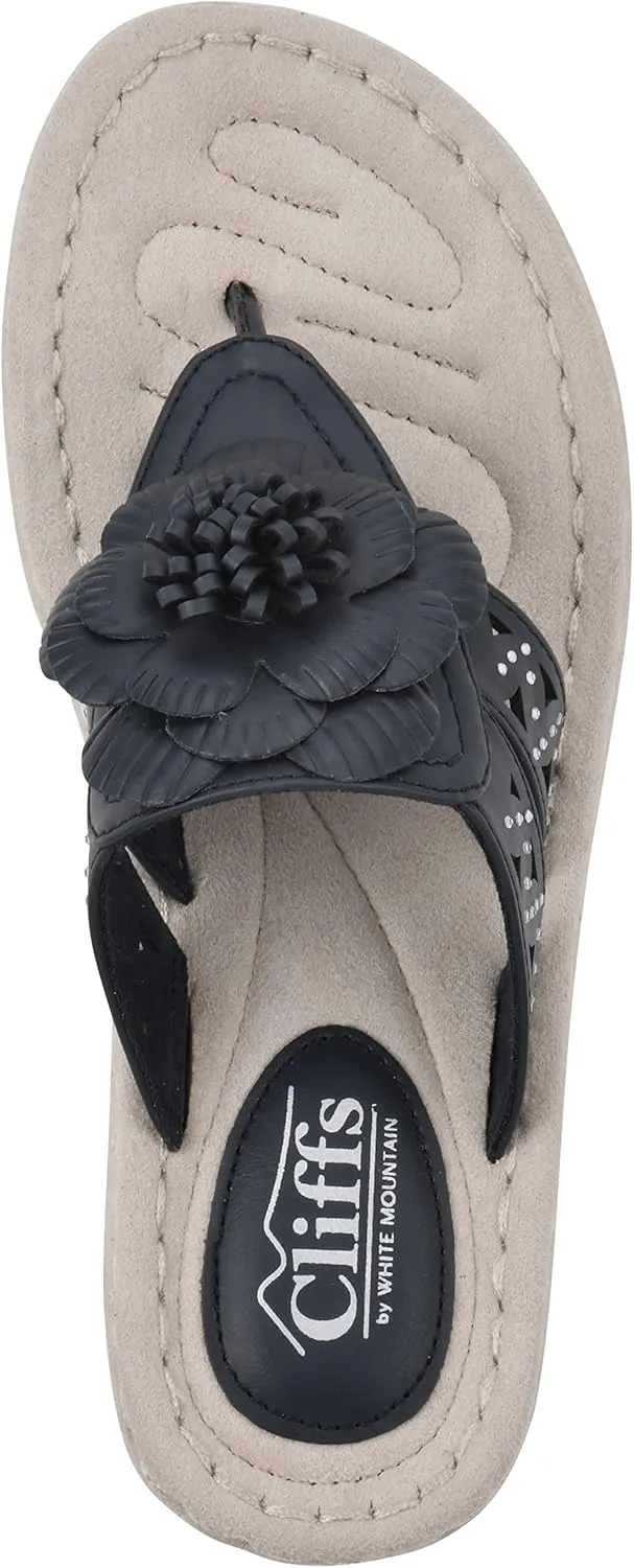 CLIFFS BY WHITE MOUNTAIN Women's Cynthia Wedge Sandal