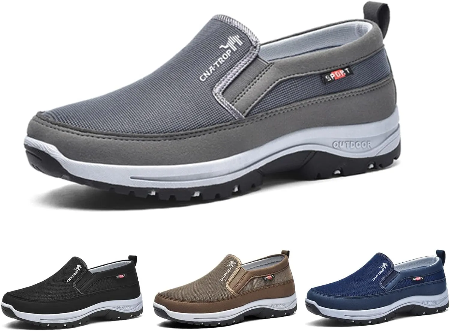 CNA Trop Shoes for Men, CNA Trop Men Outdoor Hiking Orthopedic Shoes Breathable Walking Loafers