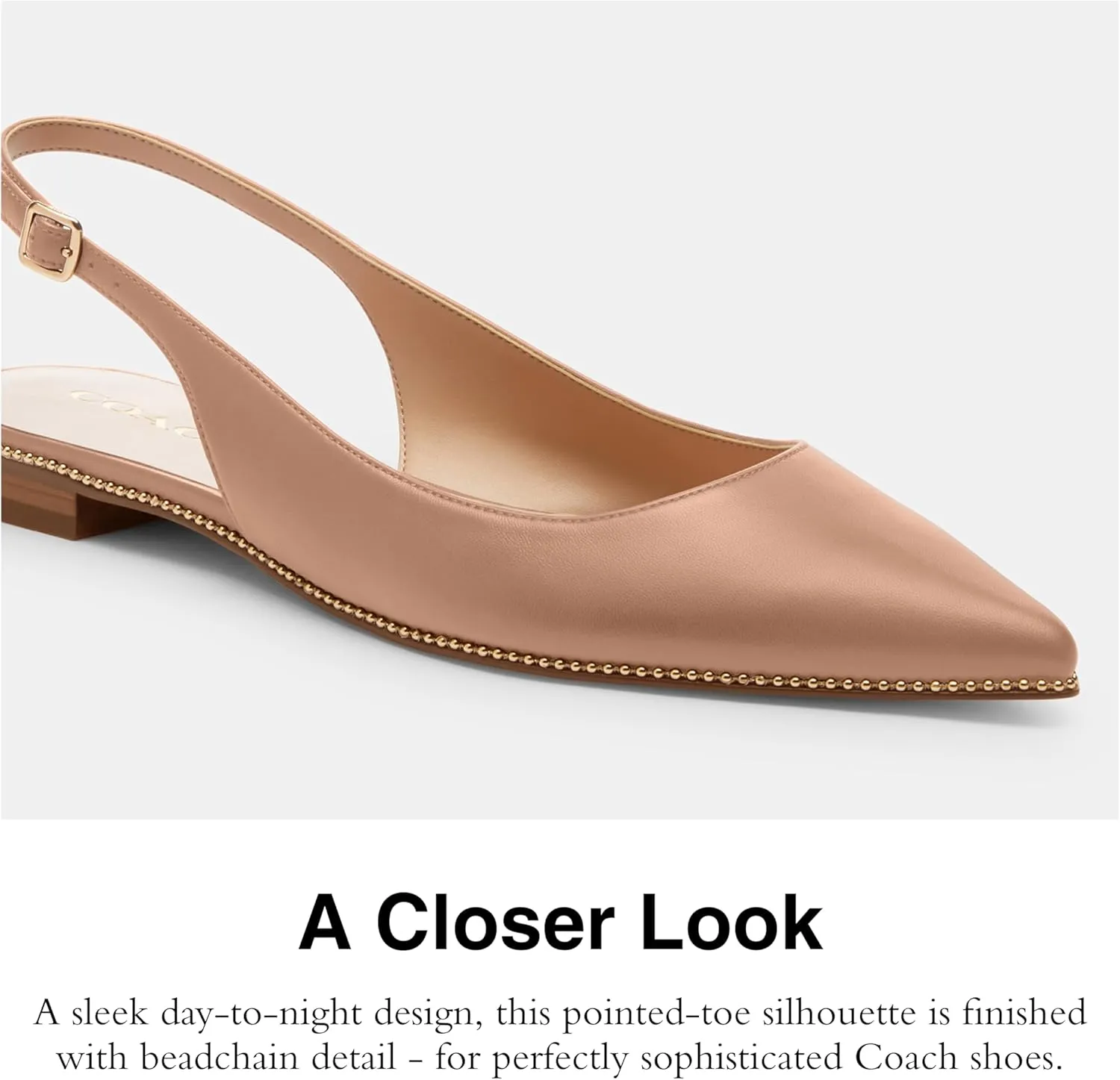 Coach Women's Claire Skimmer Ballet Flat