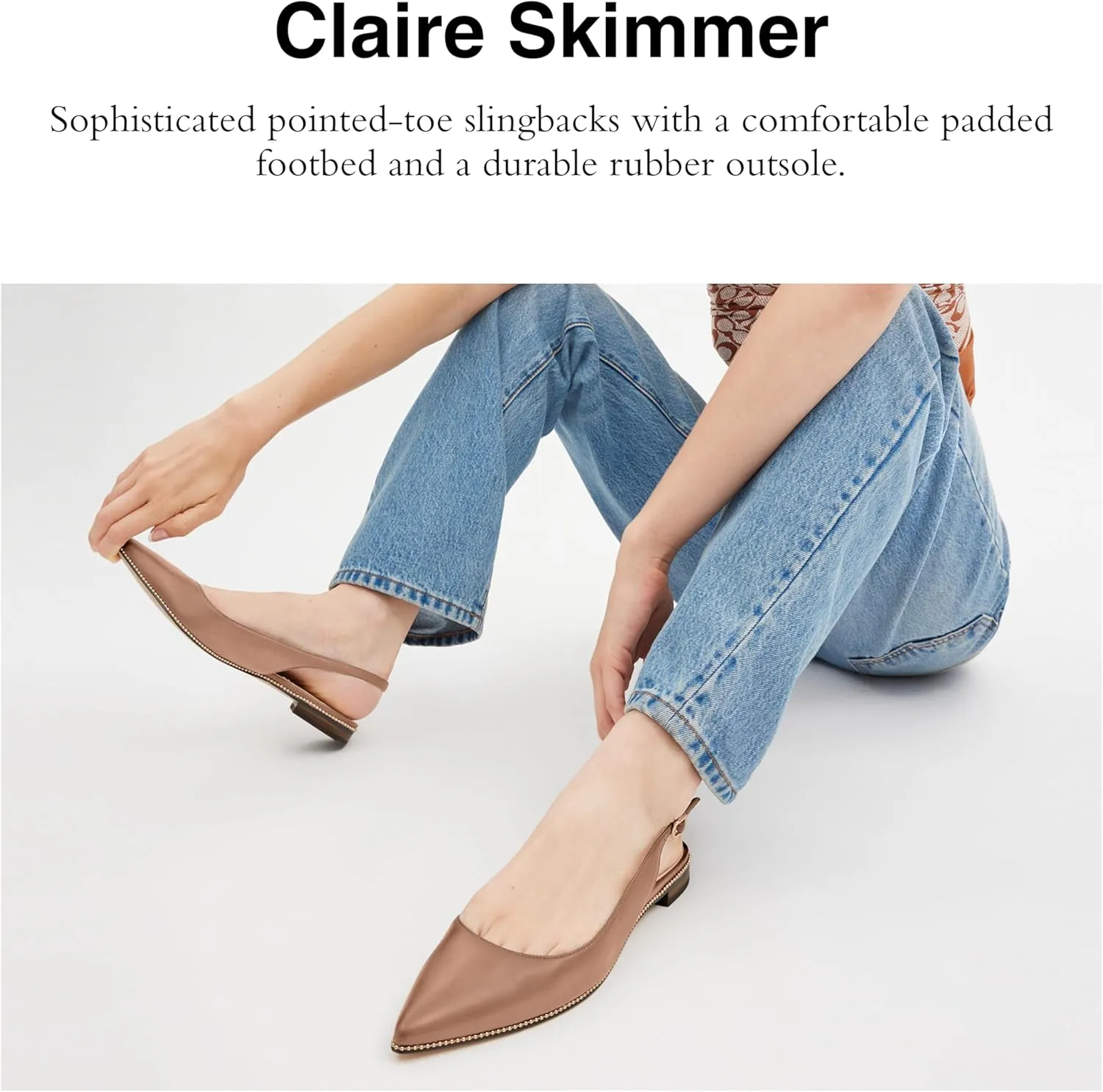 Coach Women's Claire Skimmer Ballet Flat