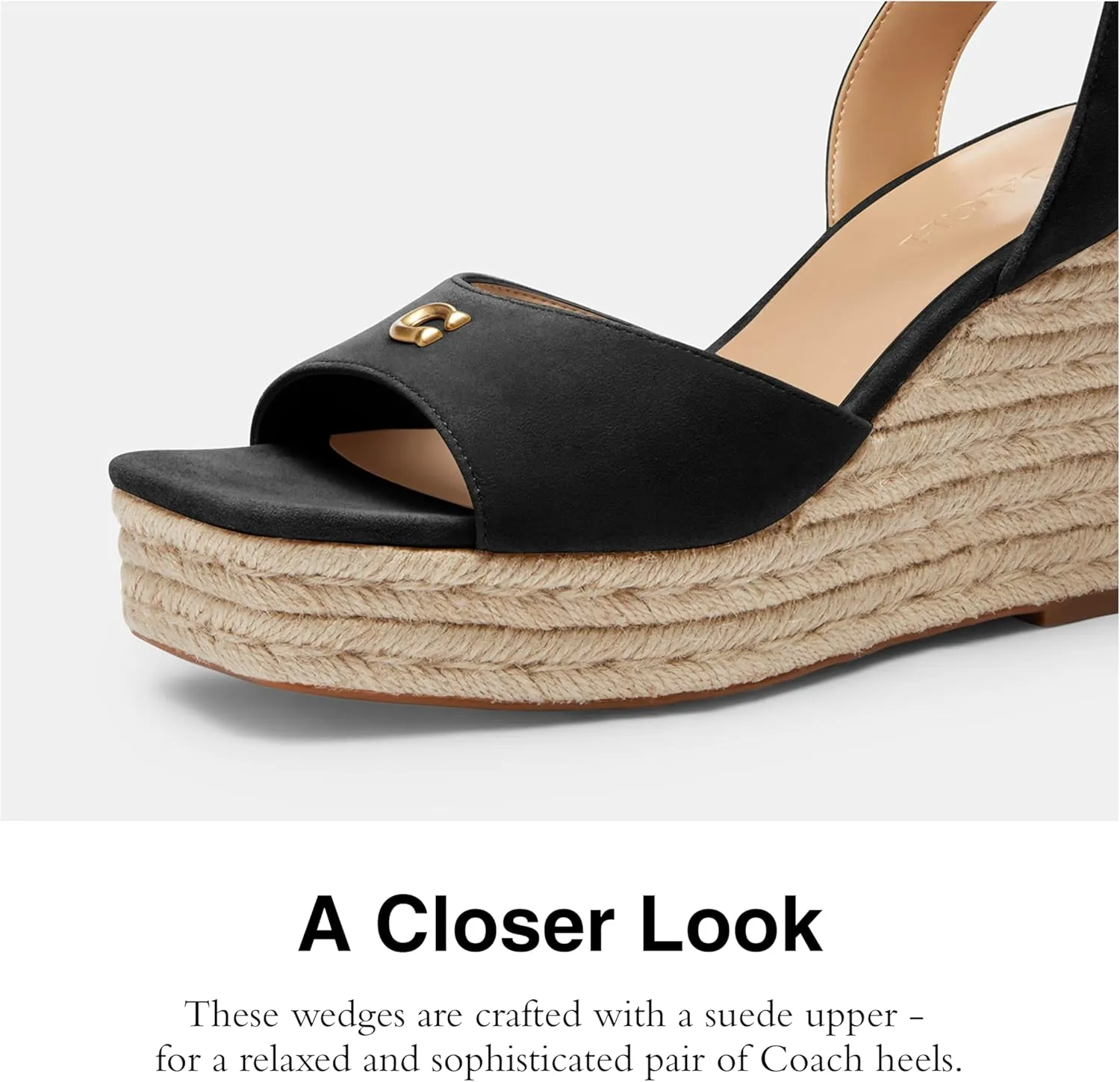 Coach Women's Espadrille Wedge Platform