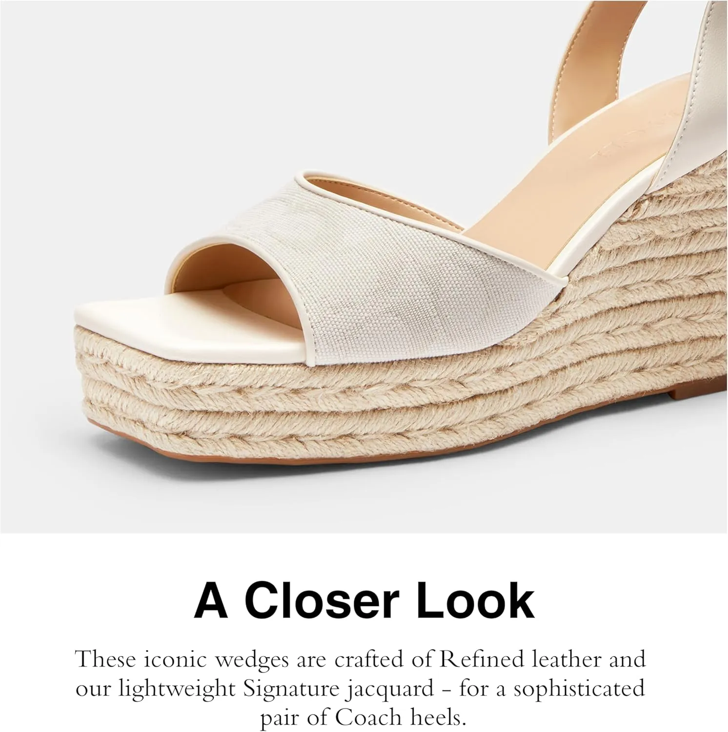 Coach Women's Espadrille Wedge Platform