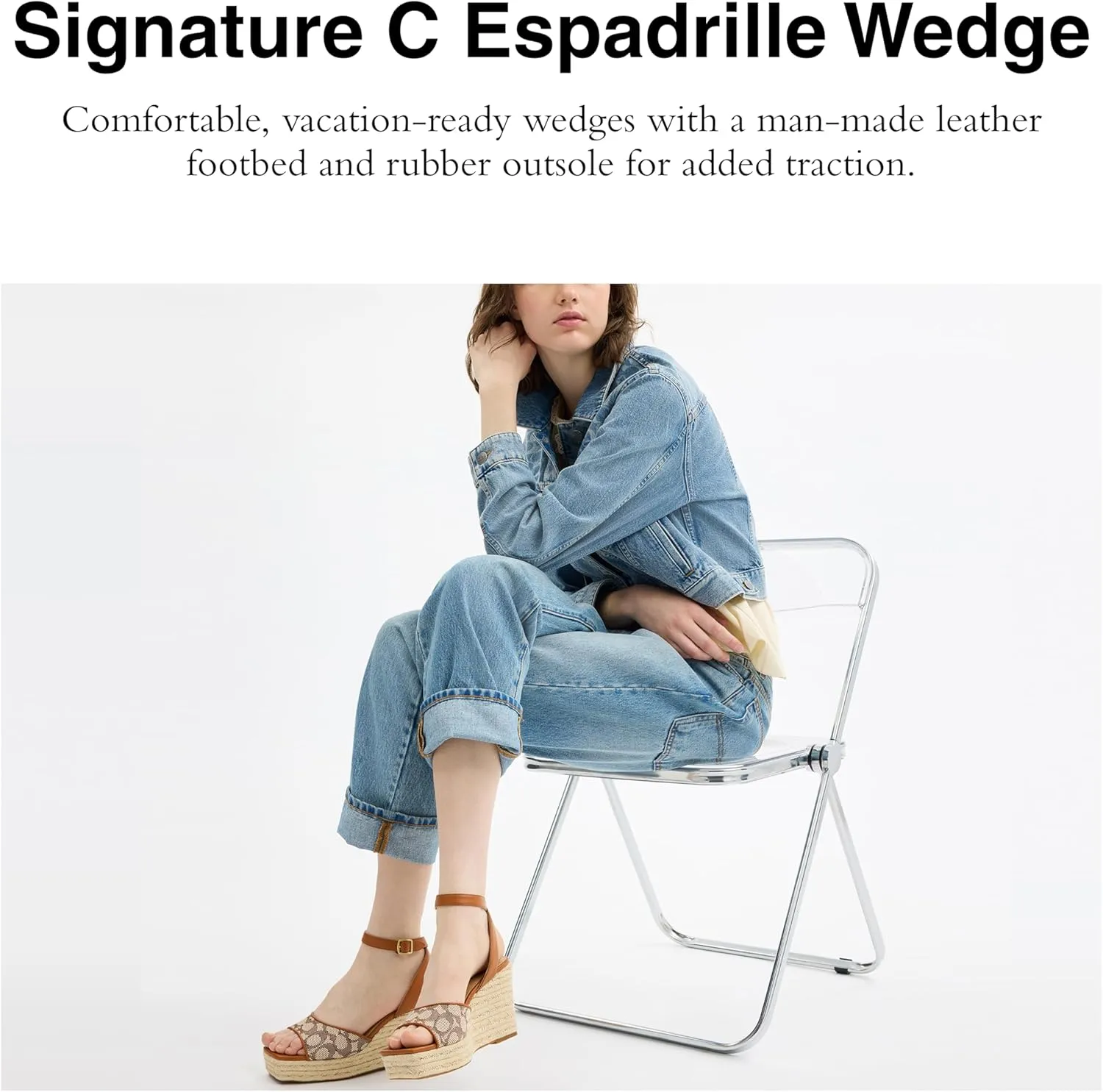 Coach Women's Espadrille Wedge Platform