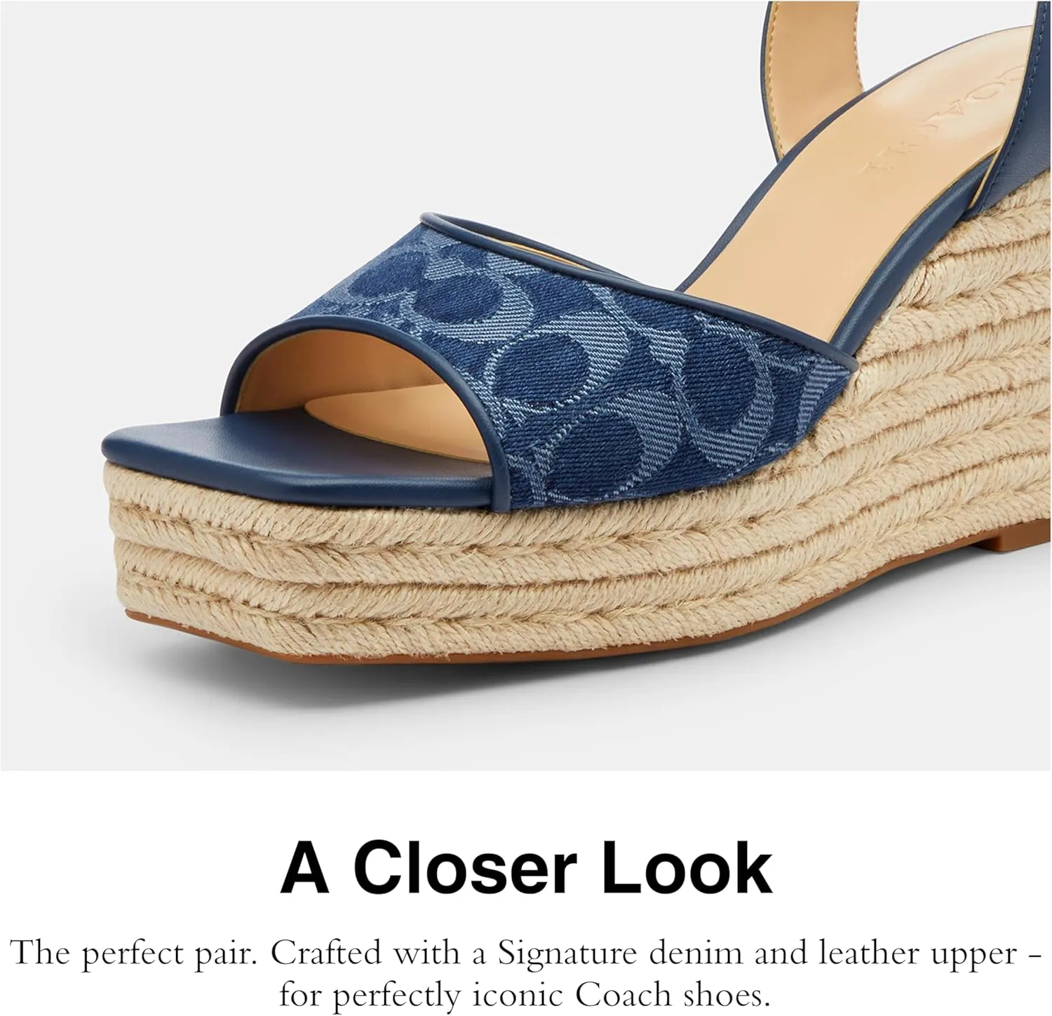 Coach Women's Espadrille Wedge Platform