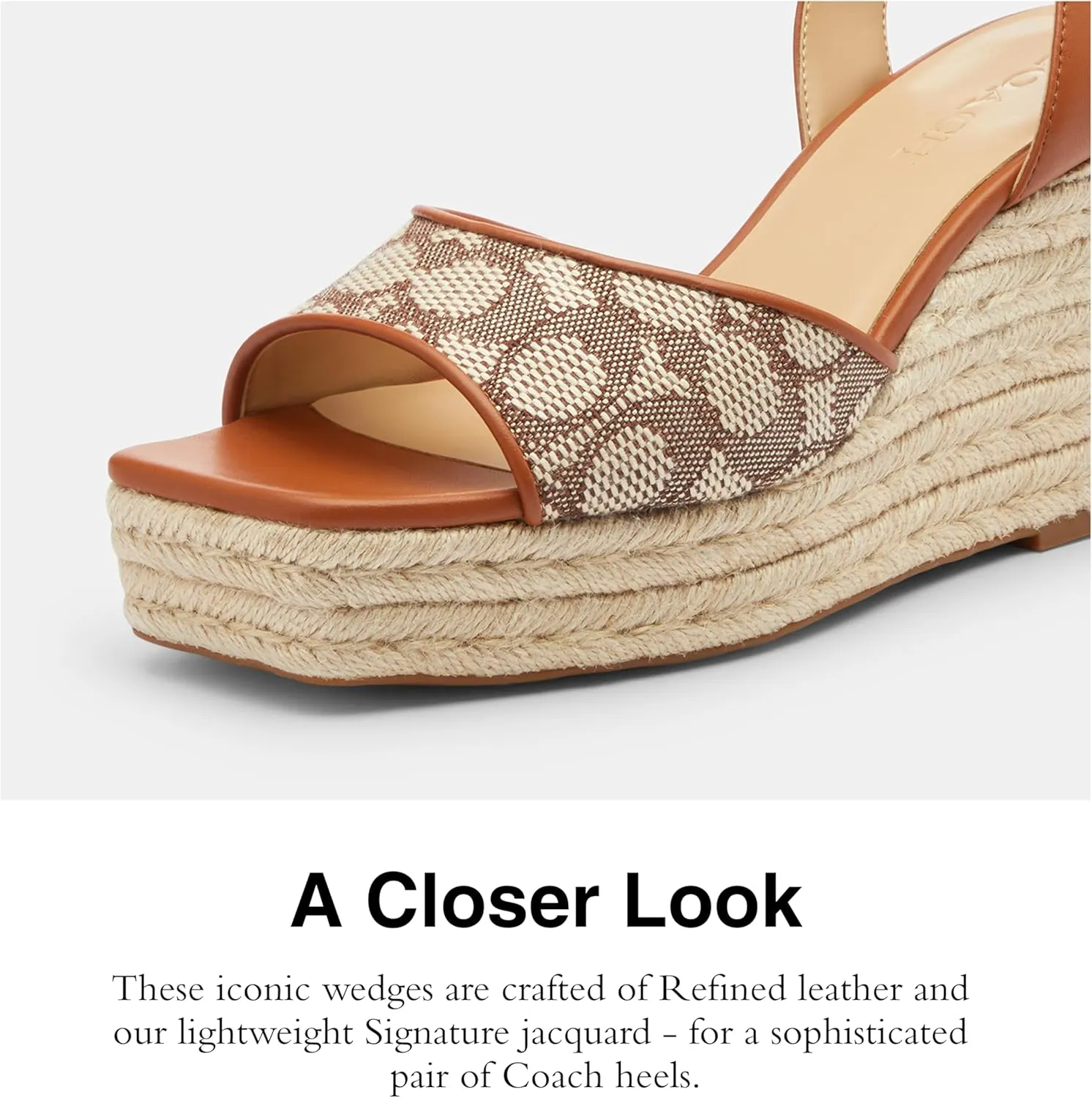 Coach Women's Espadrille Wedge Platform