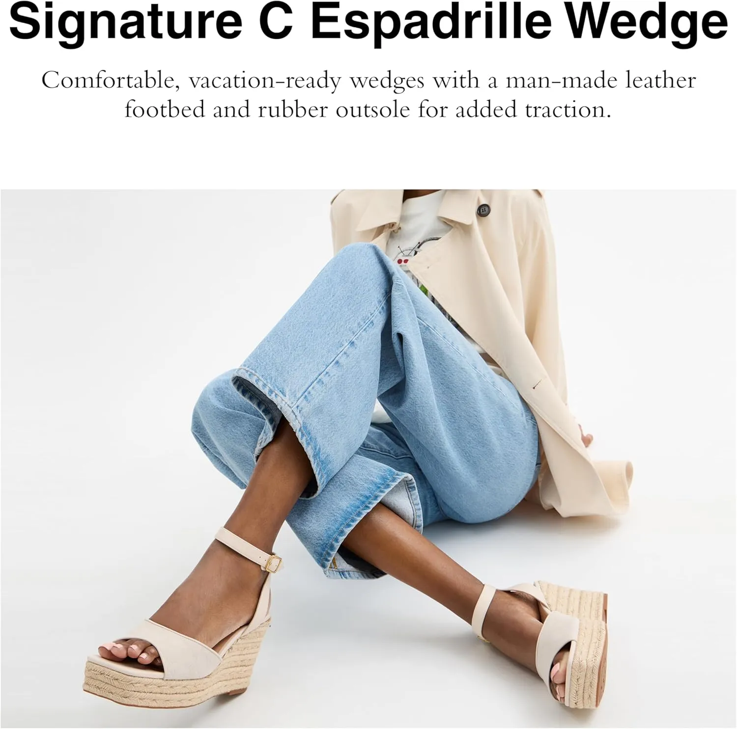 Coach Women's Espadrille Wedge Platform