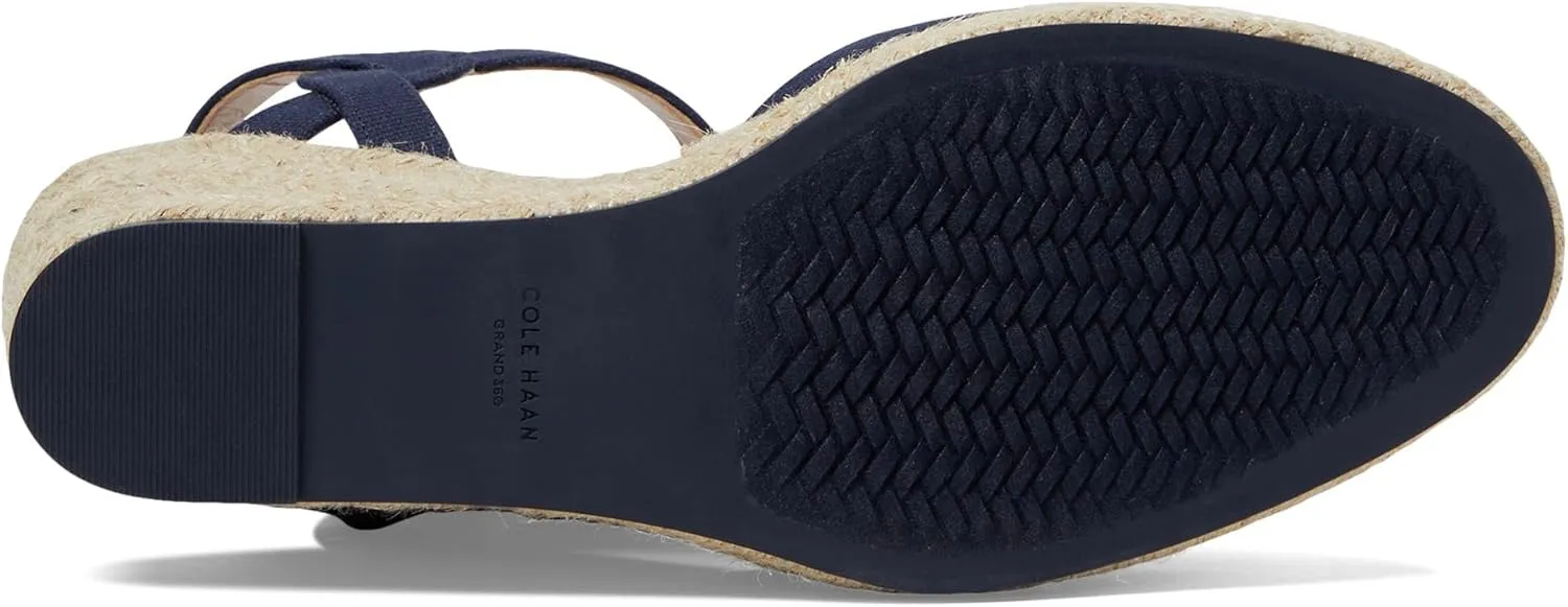Cole Haan Women's Cloudfeel Espadrille Wedge II Sandal, 80mm
