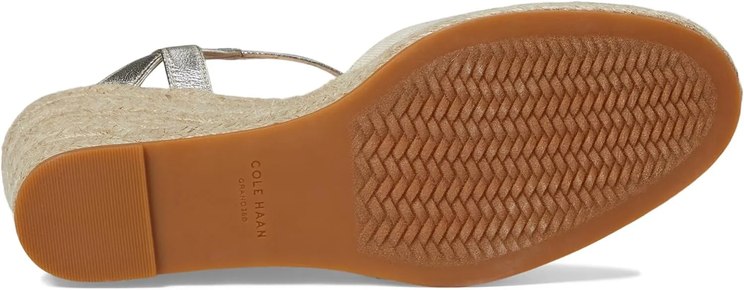 Cole Haan Women's Cloudfeel Espadrille Wedge II Sandal, 80mm