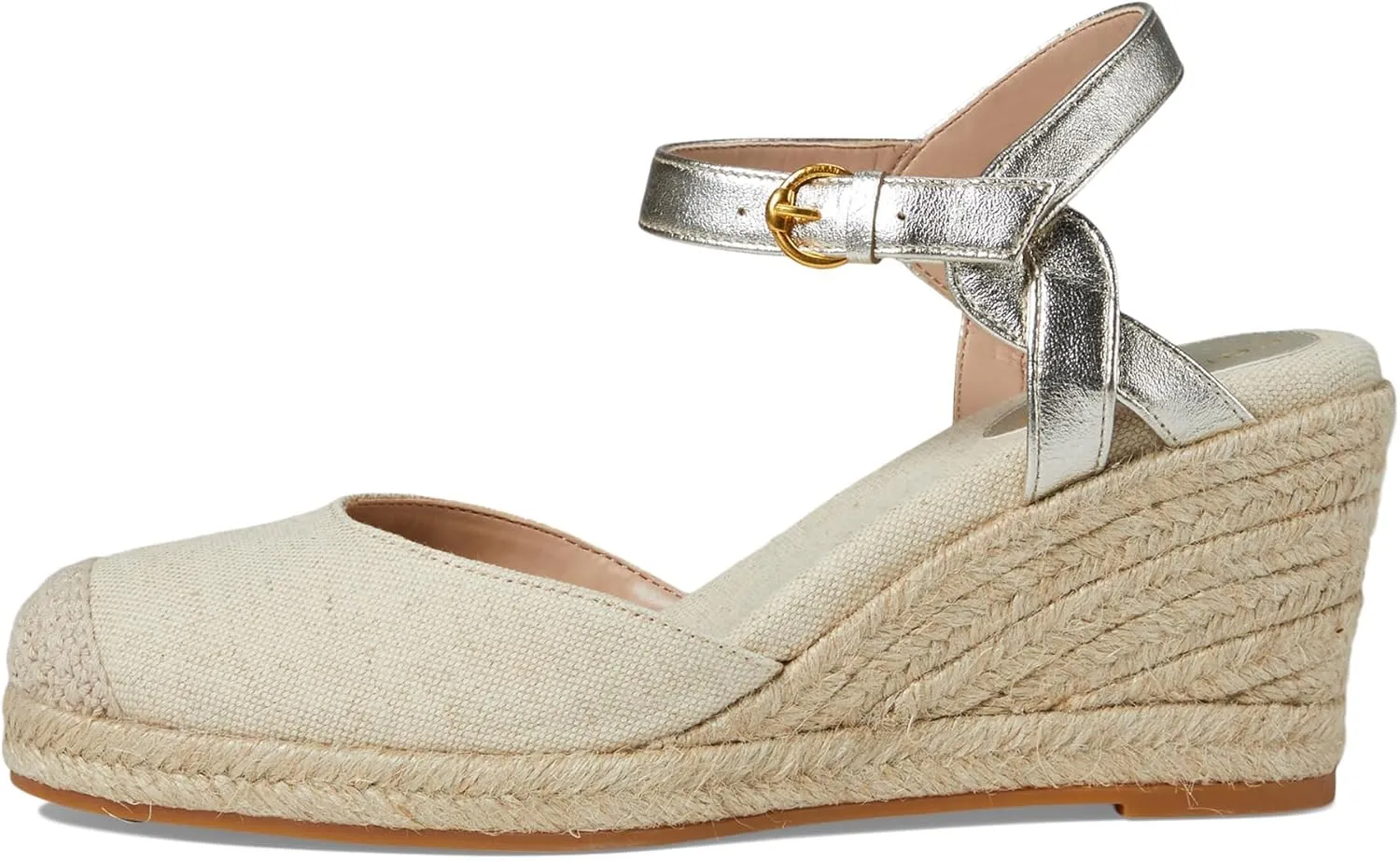Cole Haan Women's Cloudfeel Espadrille Wedge II Sandal, 80mm