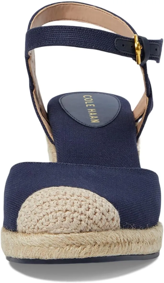 Cole Haan Women's Cloudfeel Espadrille Wedge II Sandal, 80mm