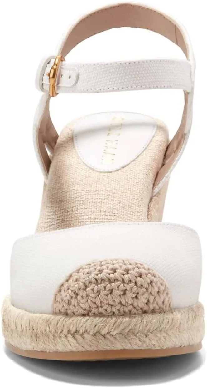 Cole Haan Women's Cloudfeel Espadrille Wedge II Sandal, 80mm