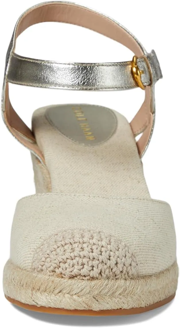 Cole Haan Women's Cloudfeel Espadrille Wedge II Sandal, 80mm