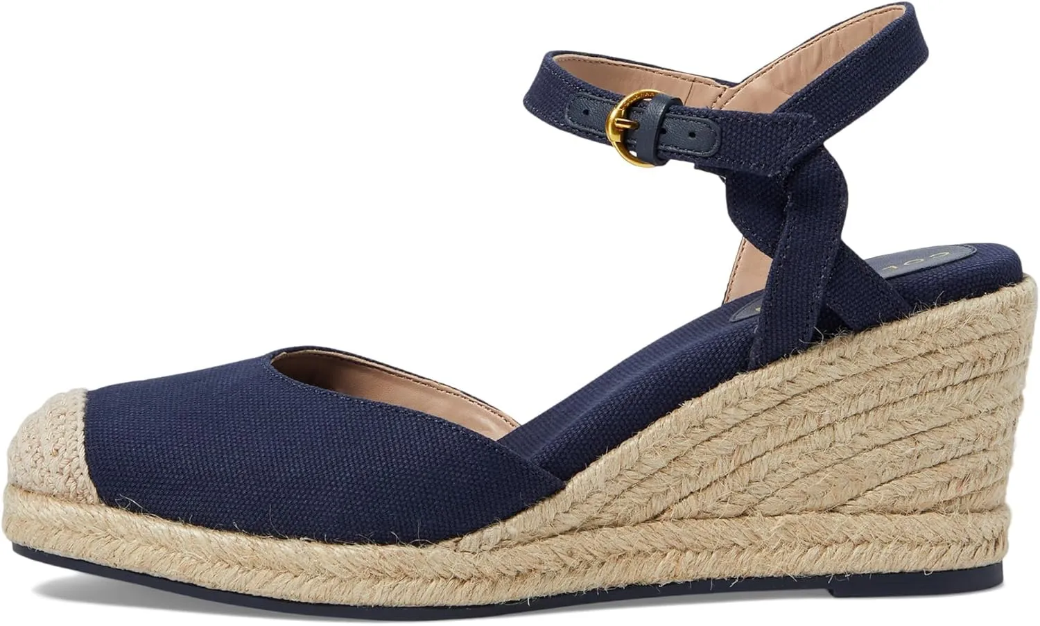 Cole Haan Women's Cloudfeel Espadrille Wedge II Sandal, 80mm