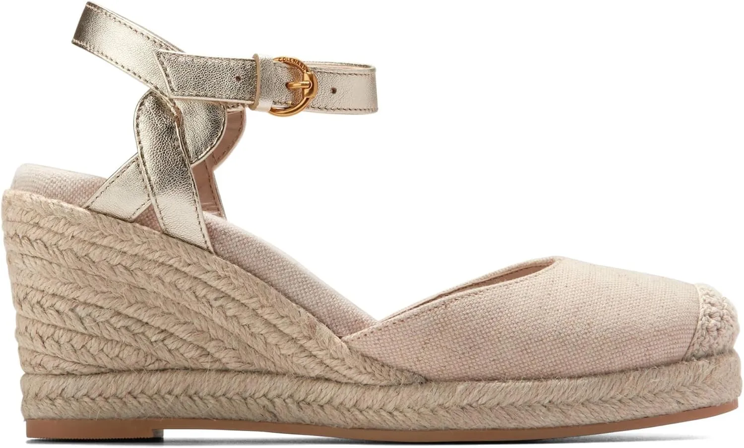 Cole Haan Women's Cloudfeel Espadrille Wedge II Sandal, 80mm