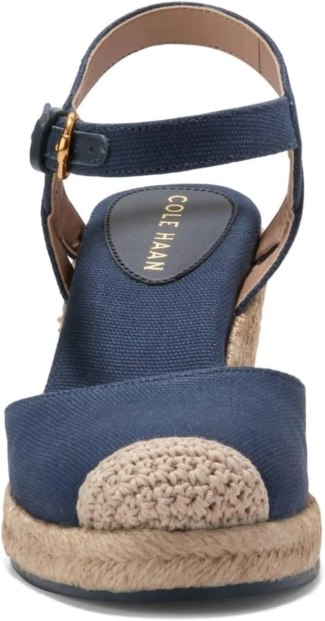 Cole Haan Women's Cloudfeel Espadrille Wedge II Sandal, 80mm