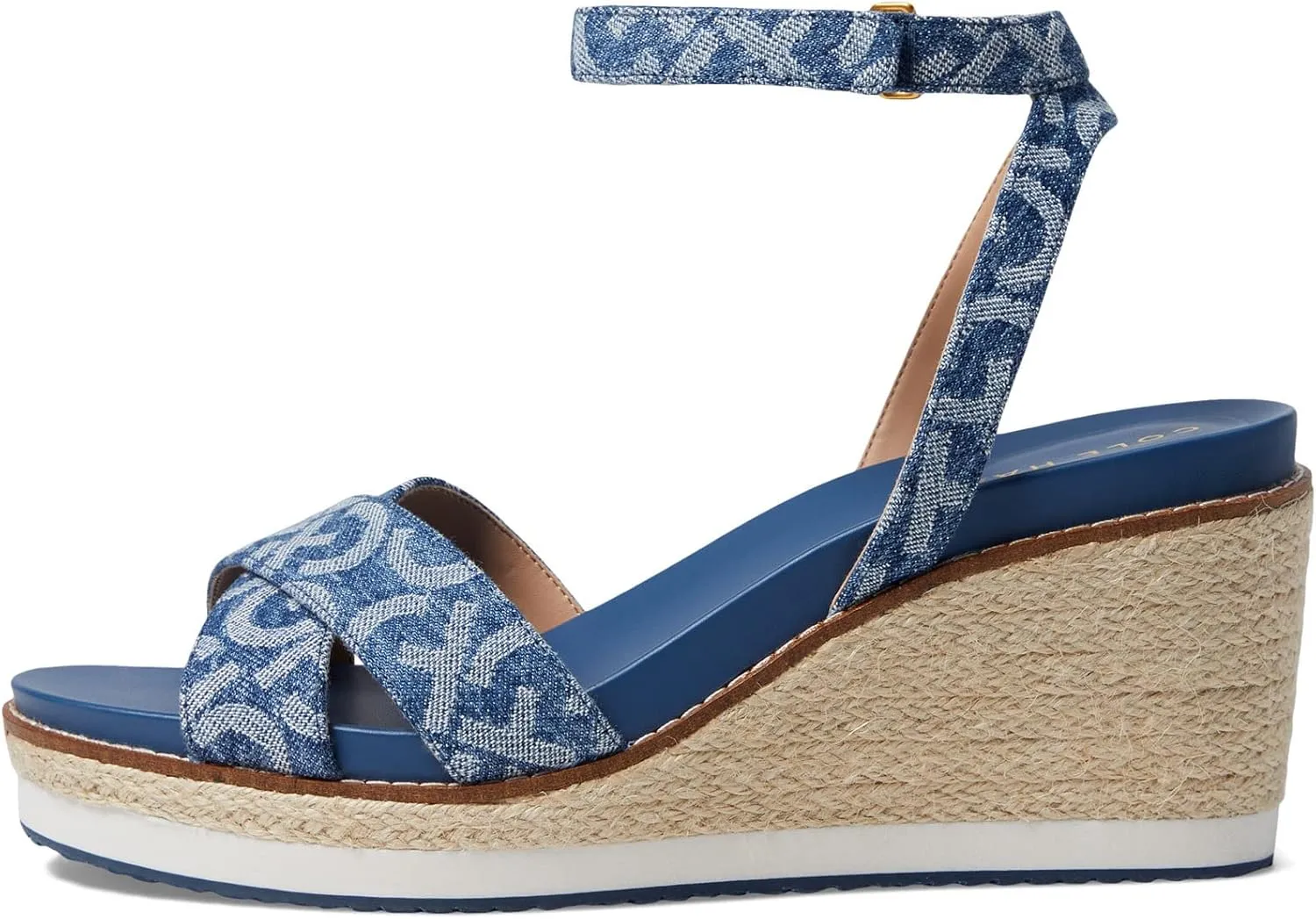 Cole Haan Women's Cloudfeel Espadrille Wedge Sandal 75 Mm