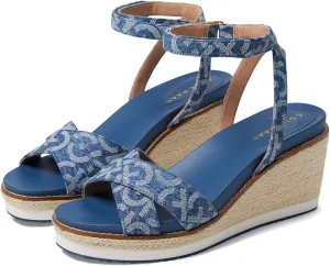 Cole Haan Women's Cloudfeel Espadrille Wedge Sandal 75 Mm