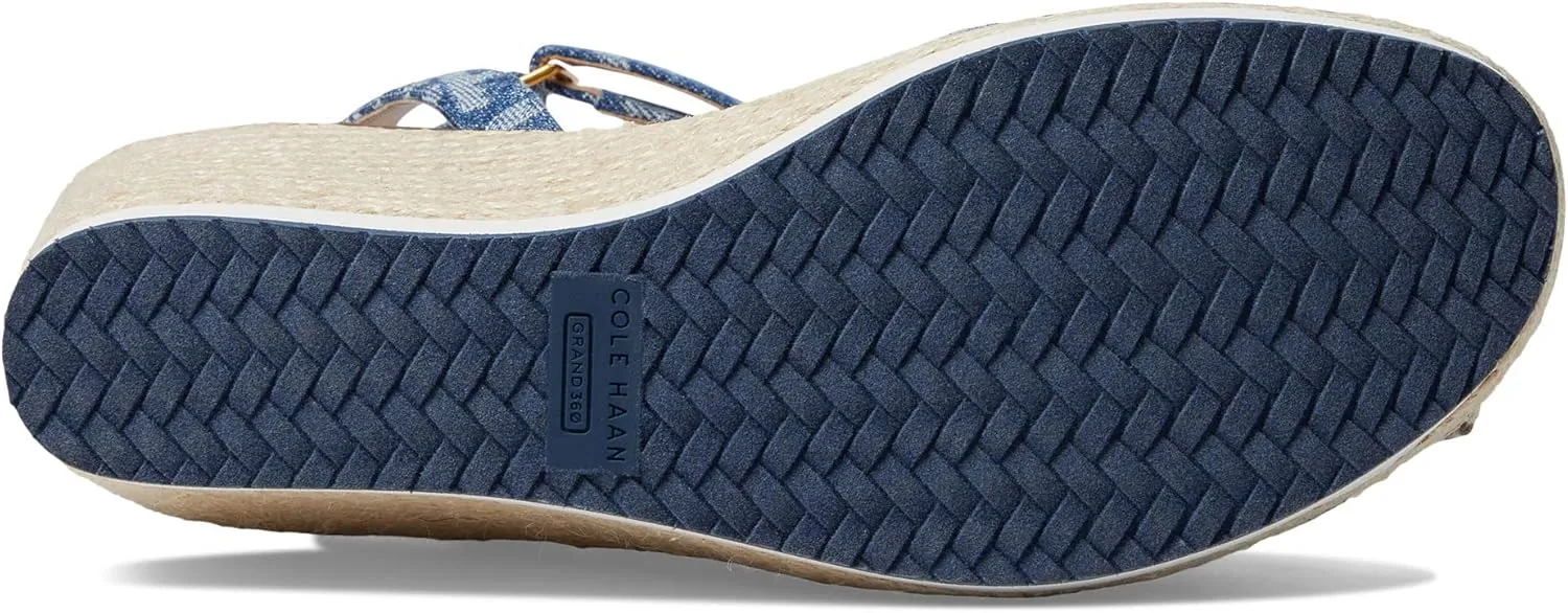 Cole Haan Women's Cloudfeel Espadrille Wedge Sandal 75 Mm