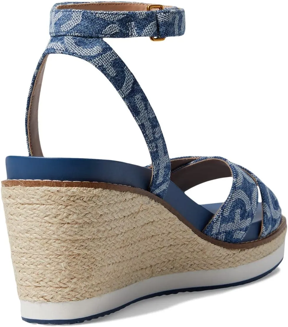 Cole Haan Women's Cloudfeel Espadrille Wedge Sandal 75 Mm