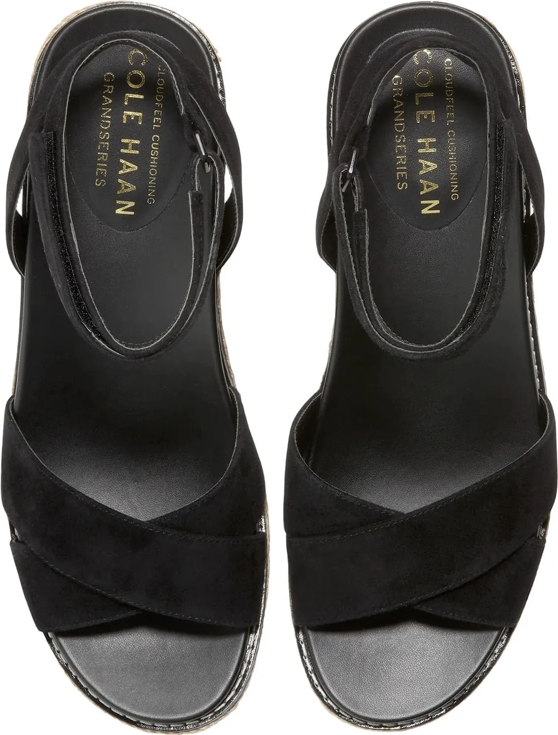 Cole Haan Women's Cloudfeel Espadrille Wedge Sandal 75 Mm