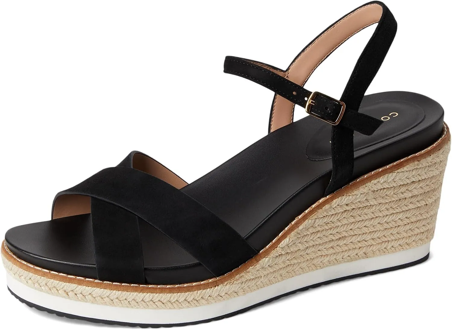 Cole Haan Women's Cloudfeel Silvee Espadrille Wedges Sandal