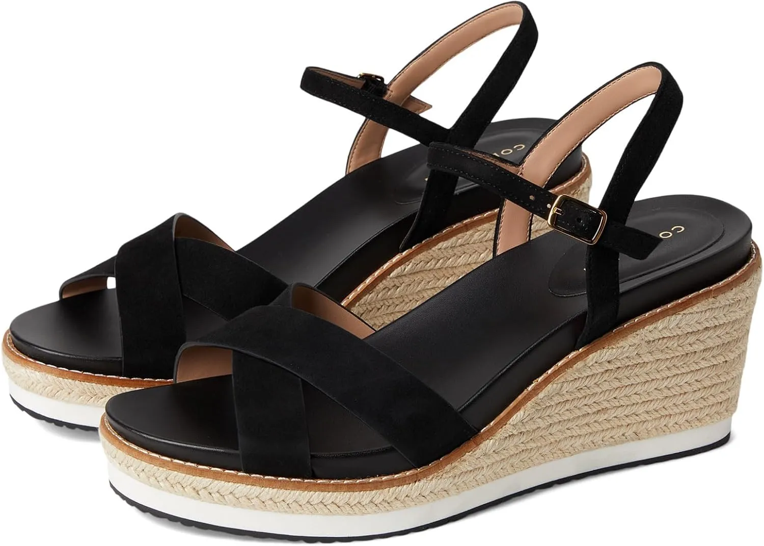 Cole Haan Women's Cloudfeel Silvee Espadrille Wedges Sandal