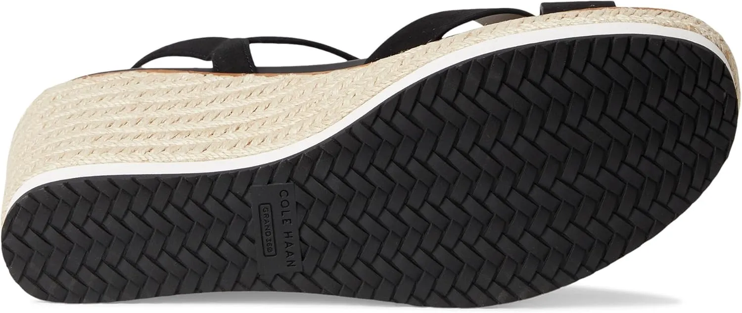 Cole Haan Women's Cloudfeel Silvee Espadrille Wedges Sandal