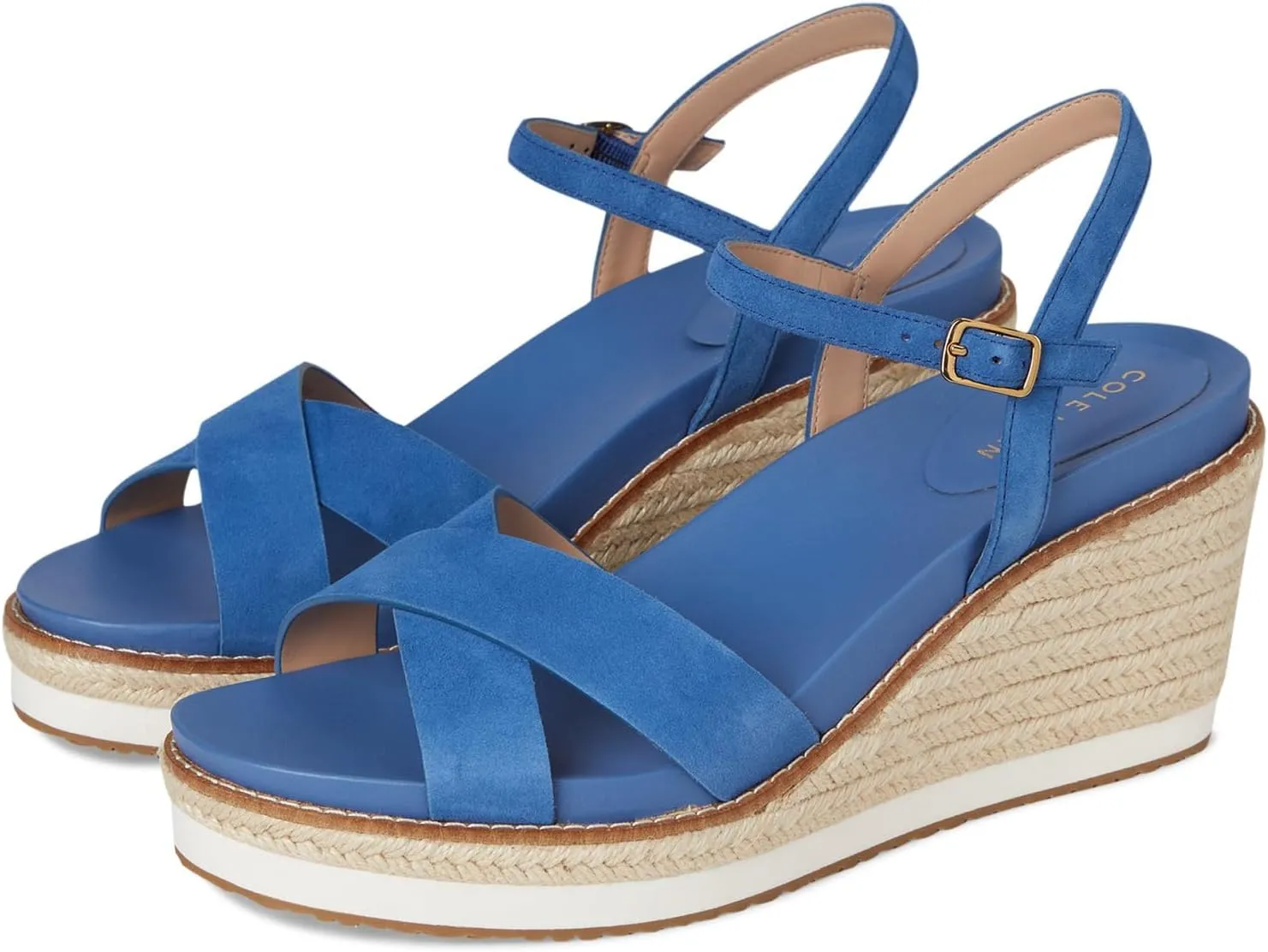 Cole Haan Women's Cloudfeel Silvee Espadrille Wedges Sandal