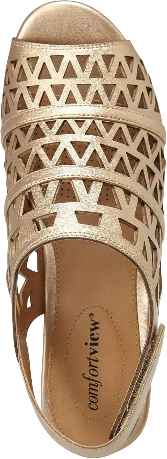 Comfortview Women's Wide Width The Karen Espadrille
