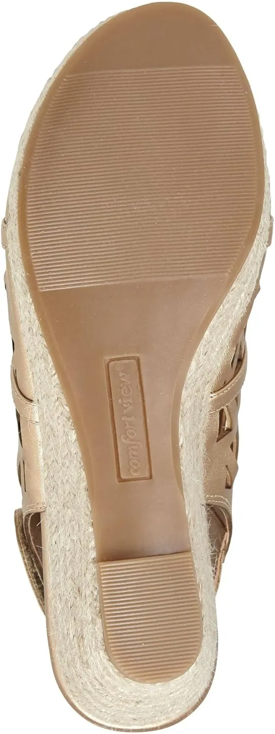Comfortview Women's Wide Width The Karen Espadrille