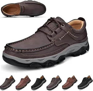 Comfymore Shoes for Men, Lightweight Breathable Slip-On Loafers, Orthopedic Walking Shoes