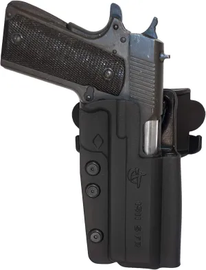Comp-Tac International Holster - Compatible with Springfield TRP Operator Full Rail - Right Hand - Black