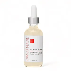 Consult Beaute Volumagen - Collagen Facial Serum Concentrate for Nourishing & Plumping Skin - Hydrates and Temporarily Fills for Smoother, Bouncy Skin - Hyaluronic Acid & Vitamin C - 2 Fl. Oz.