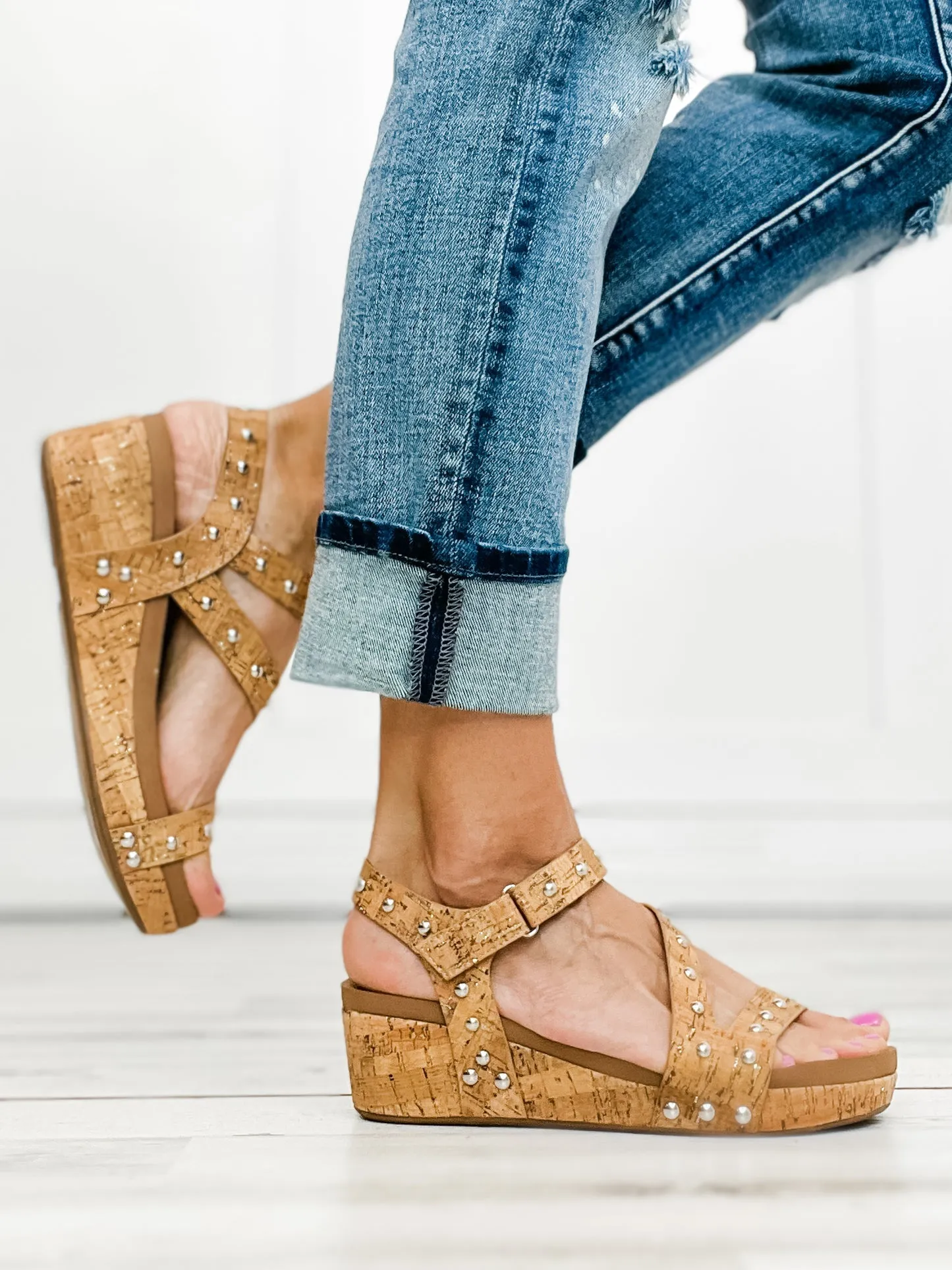 CORKYS Revolve Cork Wedge Sandal