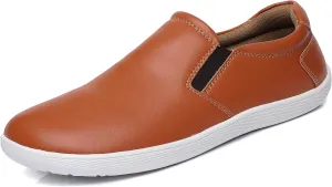 COSIDRAM Men's Casual Loafers Comfort Wide Toe Soft Daily Walking Sneakers Classic Slip On Shoes