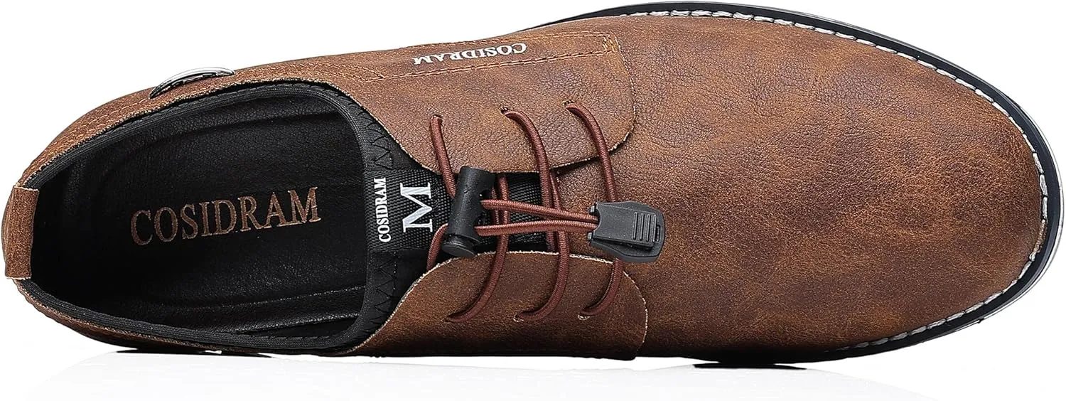 COSIDRAM Mens Casual Shoes Business Slip-on Shoes Comfort Fashion Office Shoes for Male