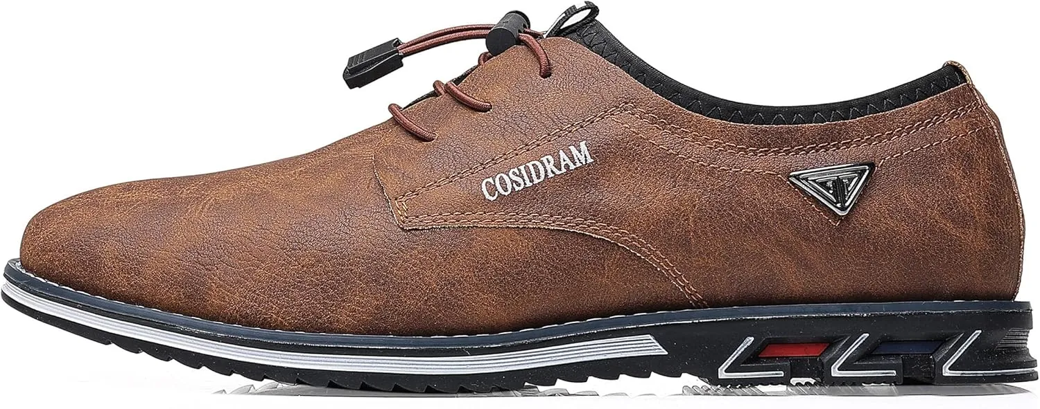 COSIDRAM Mens Casual Shoes Business Slip-on Shoes Comfort Fashion Office Shoes for Male