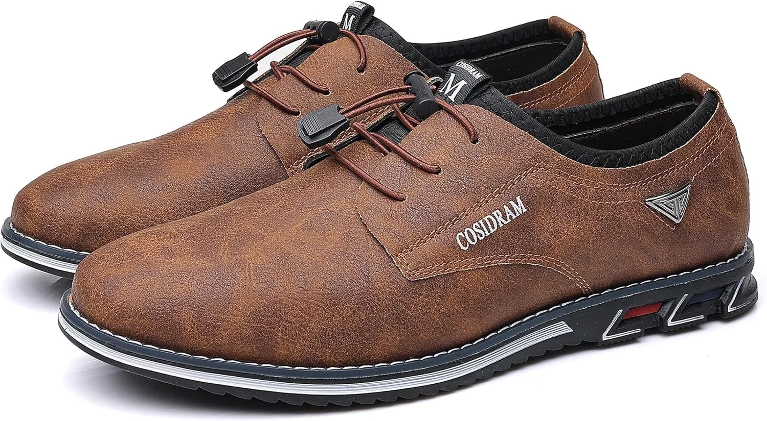 COSIDRAM Mens Casual Shoes Business Slip-on Shoes Comfort Fashion Office Shoes for Male