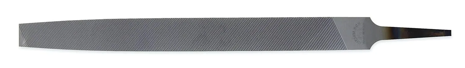 Crescent Nicholson 03731N 10" Flat Double/Single Cut Smooth File