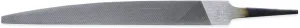 Crescent Nicholson 07054N 10" Knife Double/Single Cut Smooth File with Safe Back
