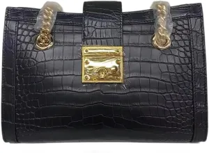 Crocodile Belly Skin Lady Gold Chain Purse Women's Flap Bag Genuine Real Alligator Leather Female Single Shoulder Bag