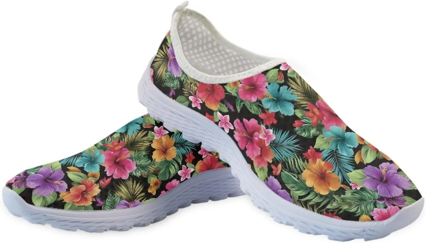 Cumagical Running Shoes Breathable Midsole Womens Slip On Sneakers