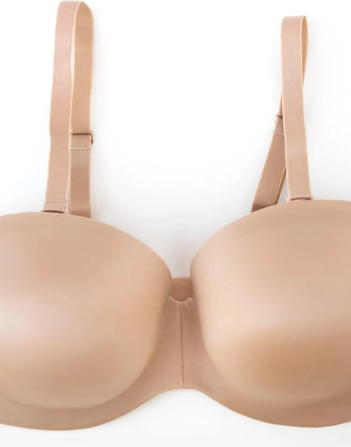Curvy Couture Women's Smooth Strapless Multi-Way Bra