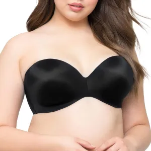 Curvy Couture Women's Smooth Strapless Multi-Way Bra