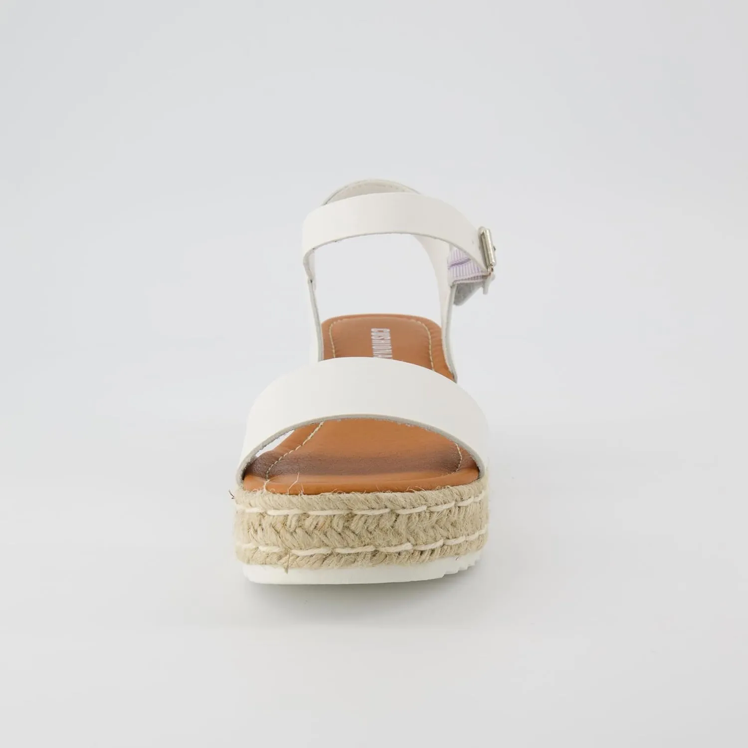 CUSHIONAIRE Melissa Espadrille Platform Sandals For Women with Adjustable Ankle Strap and Memory Foam Insole-Comfortable Womens Sandals for Summer