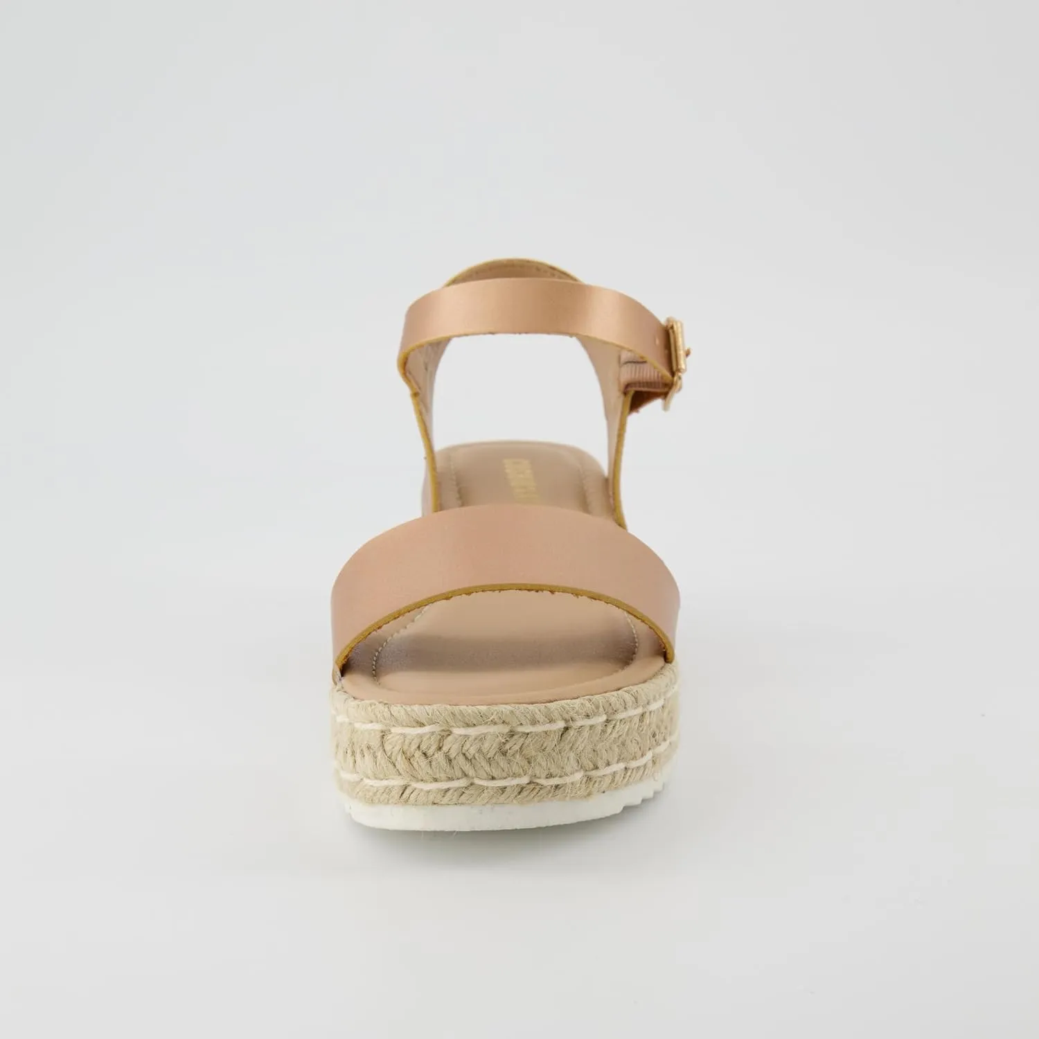 CUSHIONAIRE Melissa Espadrille Platform Sandals For Women with Adjustable Ankle Strap and Memory Foam Insole-Comfortable Womens Sandals for Summer