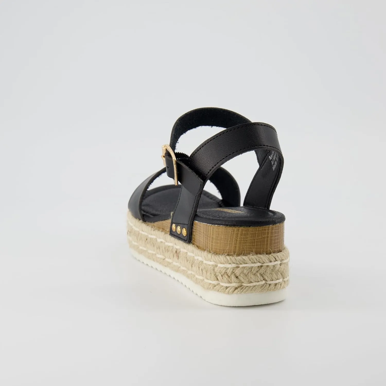 CUSHIONAIRE Melissa Espadrille Platform Sandals For Women with Adjustable Ankle Strap and Memory Foam Insole-Comfortable Womens Sandals for Summer