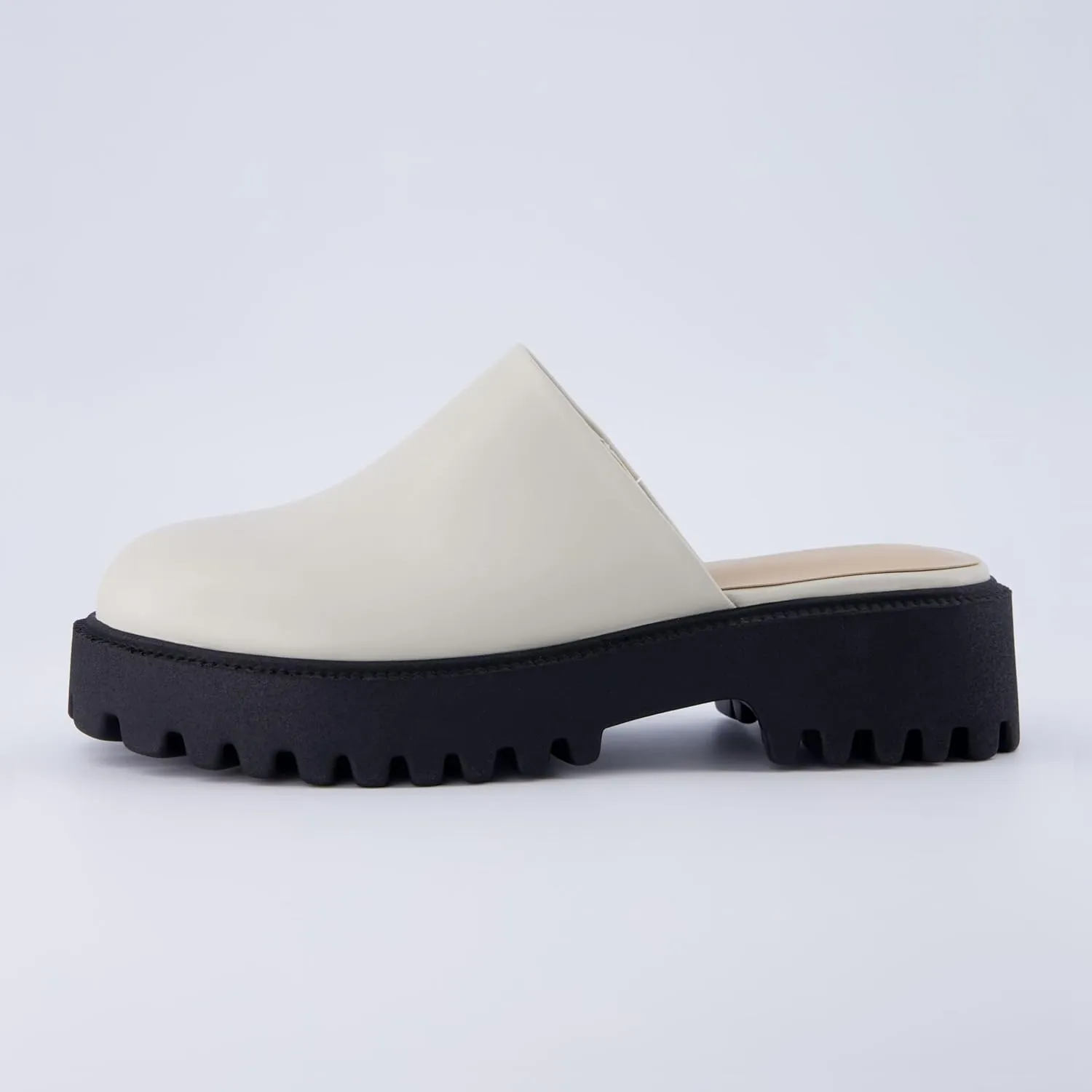CUSHIONAIRE Women's Bolt Slip on Lug Mule  Memory Foam, Wide Widths Available