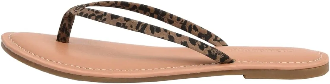 CUSHIONAIRE Women's Cora Flat Flip Flop Sandal with  Comfort