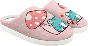 Cute Slippers for Girls Boys, Plush Non-Slip House Slippers Winter Fluffy House Shoes Cute Soft Slip-On Shoes for Indoor Outdoor